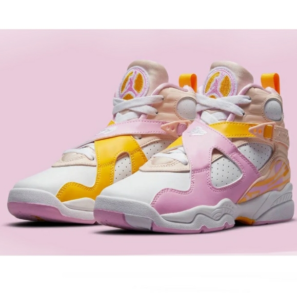 Jordan Shoes - Nike Air Jordan 8 Retro 'Light Arctic Pink' Sneakers 7.5